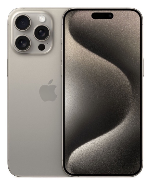 iPhone 15 Pro 128Гб (1 sim + eSIM / 86% / Без коробки) Натуральный титан - Б/У ★★★★☆