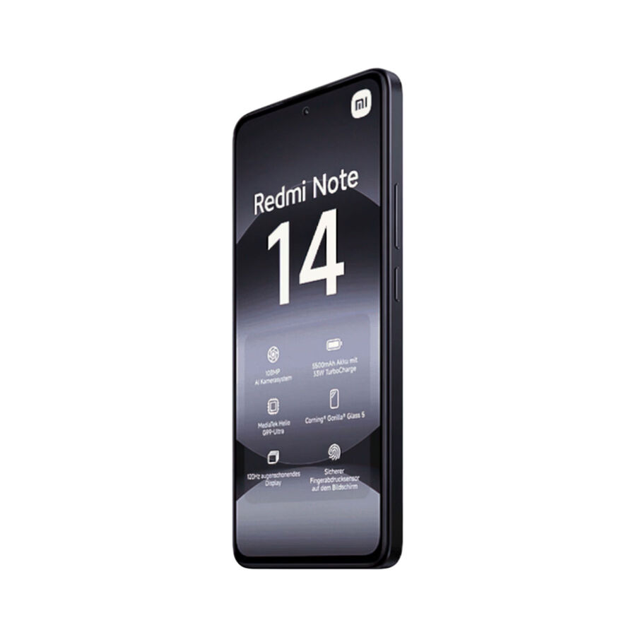 Xiaomi Redmi Note 14 8/256Гб, Полночный черный,  EU