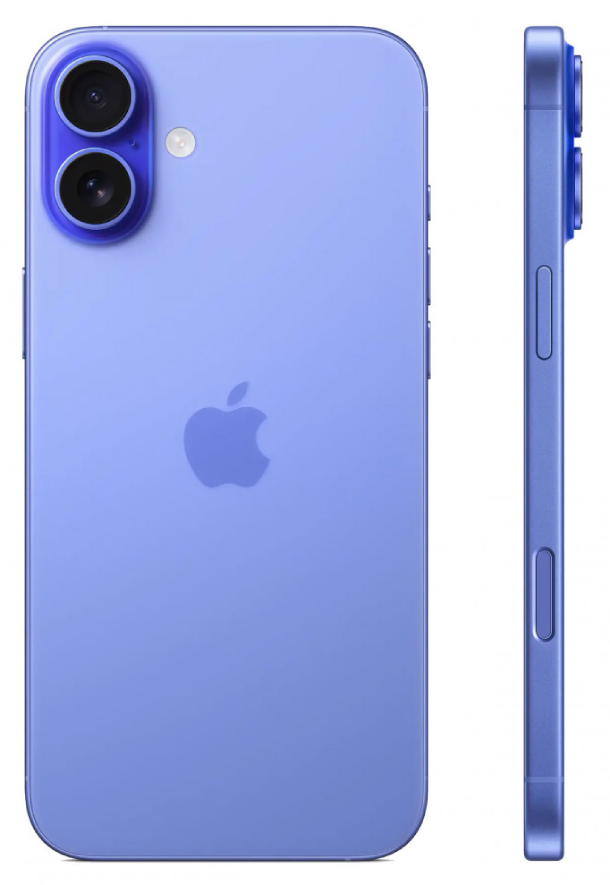 Смартфон Apple iPhone 16 Plus 128Гб (1 sim + eSIM) Ультрамарин