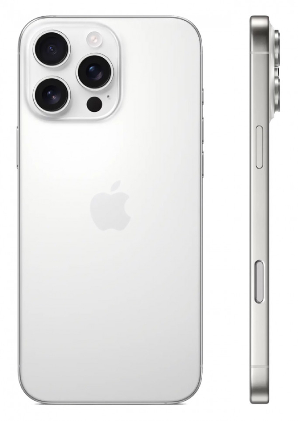 Смартфон Apple iPhone 16 Pro Max 256Гб (1 sim + eSIM) Белый титан