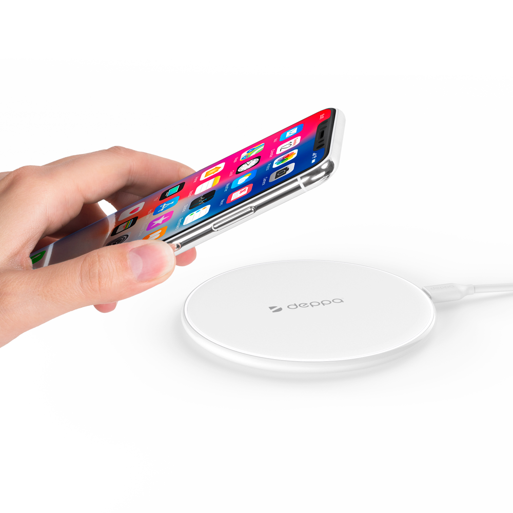 Deppa Qi Fast Charger, 10W, Белый