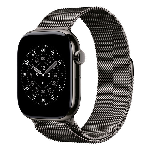 Ремешок Apple для Apple Watch 46 мм, миланский браслет для 11 Series, Сланцевый