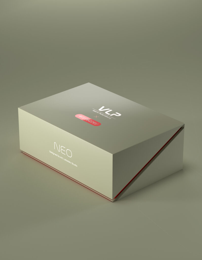 Комплект беспроводное зарядное устройство VLP NEO, Apple Watch, Серый/Оранжевый